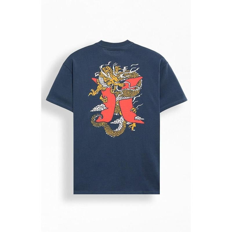 Hurley Men's Dragon Lagoon T-Shirt - Multicolor Hoodie Sweatshirt | PrintMintTees.com