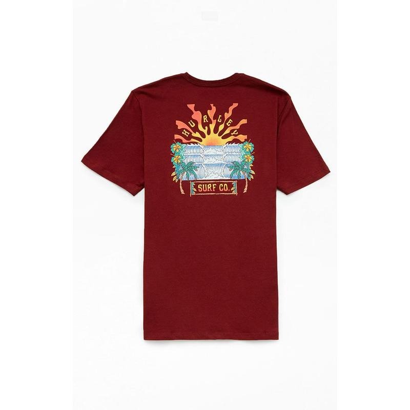 Hurley Men's Everyday Wash Super Tubes Pocket T-Shirt - Multicolor Hoodie Sweatshirt | PrintMintTees.com