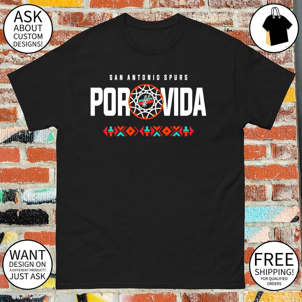 San Antonio Spurs Por Vida Retro Fiesta shirt