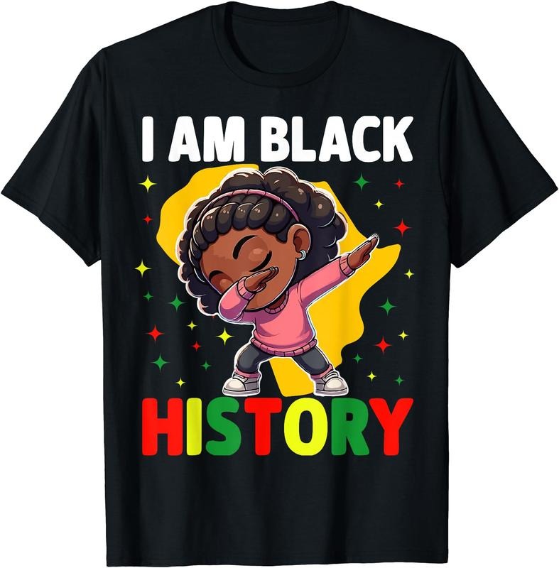 I Am Black History Girls Women Black History Month T-Shirt | Unisex cotton tee Gifts, Crewneck Hoodie Sweatshirt