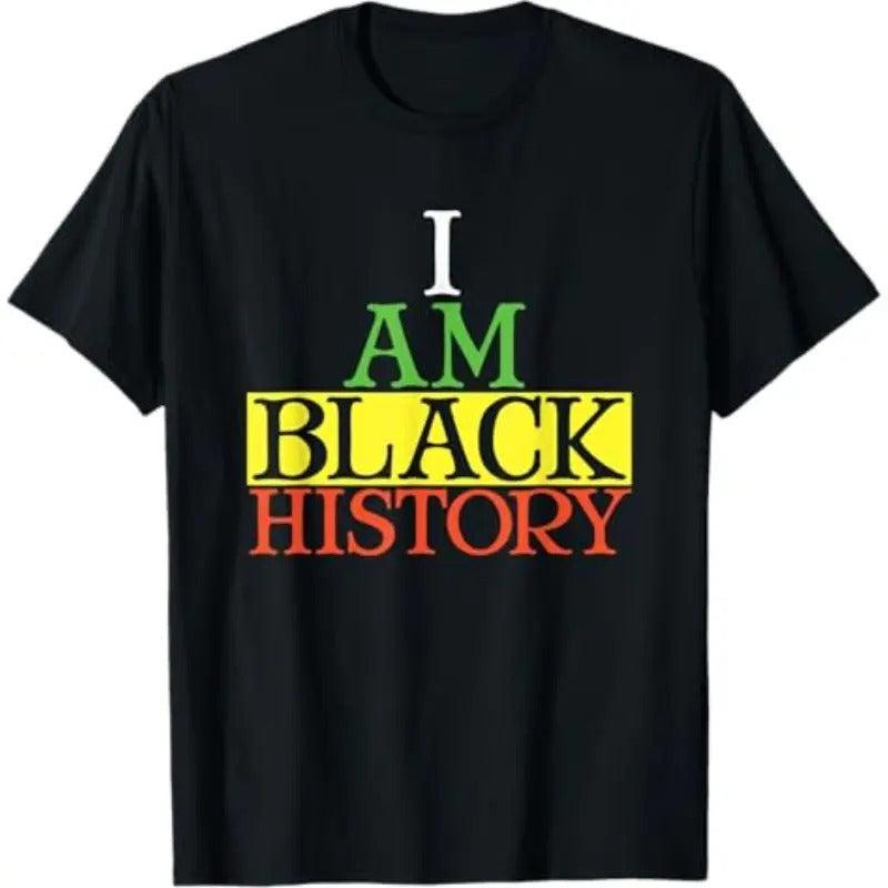 I Am Black History Proud Woman Man Tee Black History 2020 T-Shirtmade in usa Hoodie Sweatshirt | PrintMintTees.com