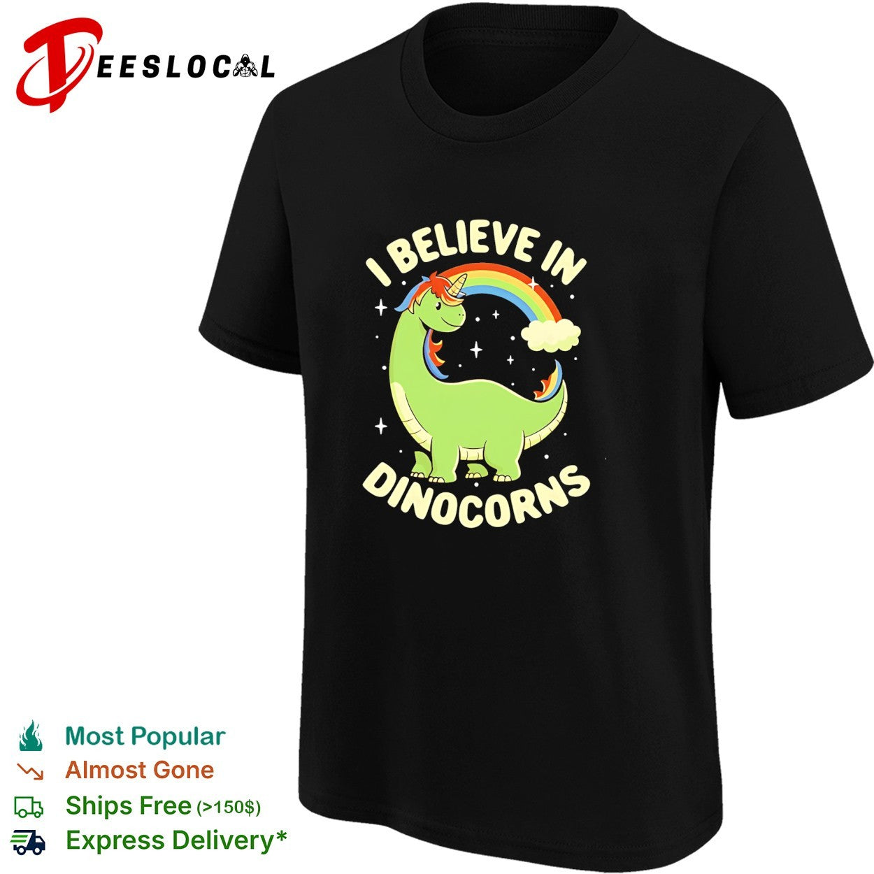 I Believe in Dinocorns dinosaur unicorn vintage shirt