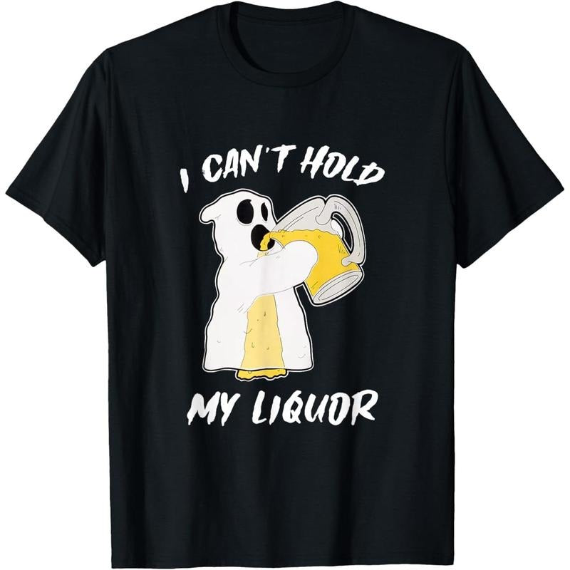 I Can't Hold My Liquor Ghost Halloween Beer T-Shirt  made in us Hoodie Sweatshirt | PrintMintTees.com