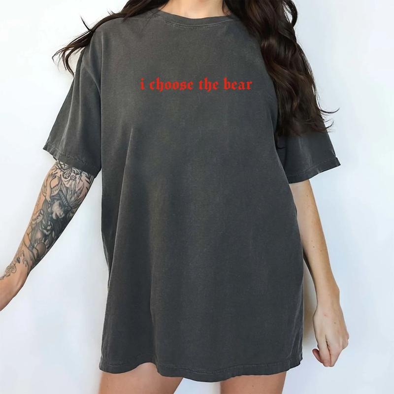 I Choose The Bear Shirt, Man Vs Bear Funny Tee, Always The Bear Unhinged Shirt, Team Bear T-shirt, Adult Humor Bear Comfy...