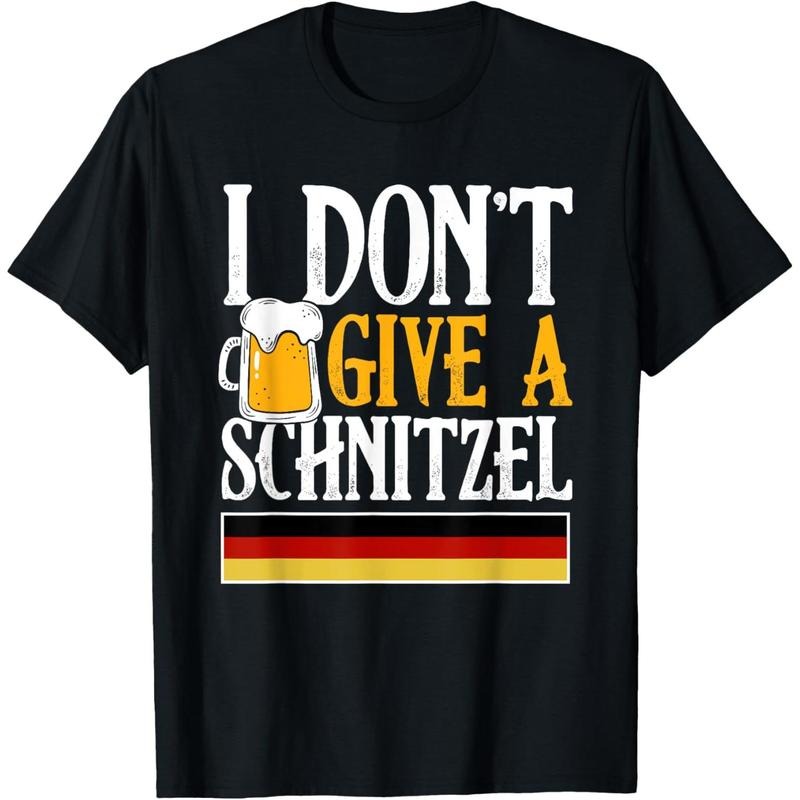 I Don't Give A Schnitzel German Beer Wurst Funny Oktoberfest T-Shirt  made in us Hoodie Sweatshirt | PrintMintTees.com