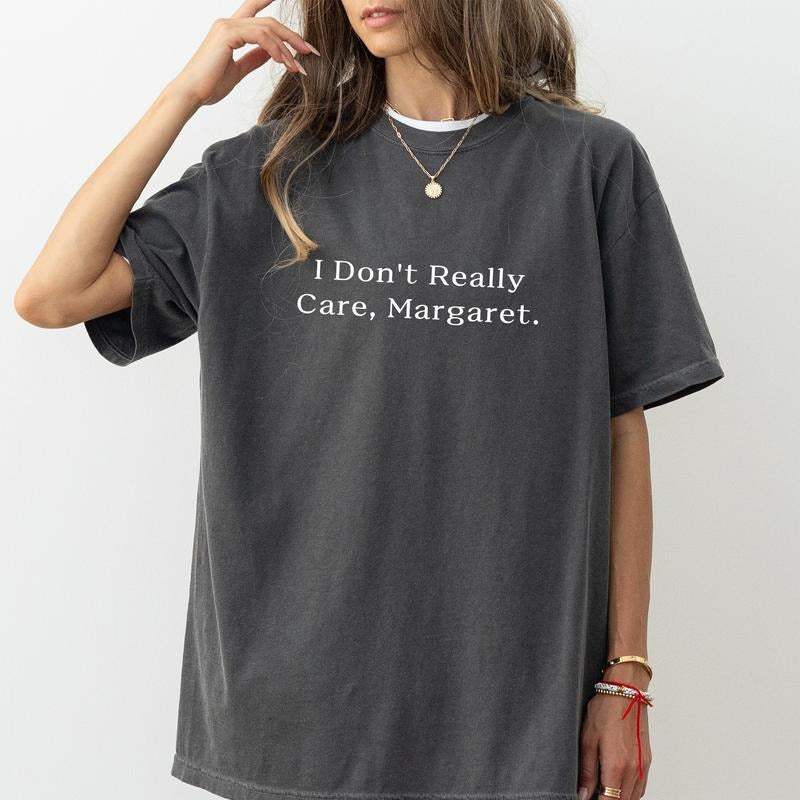 I Don't Really Care Comfort Colors Shirt, Minimalist Conservative Tee, Meme T-shirt, Funny Slogan Gift, Aesthetic...
