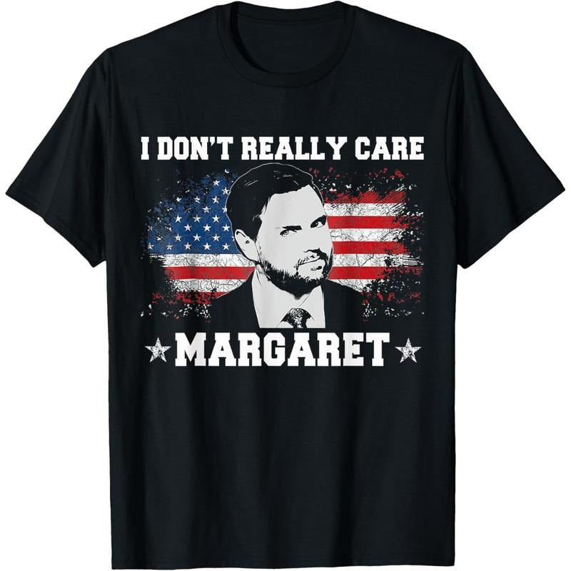 I Don't Really Care Margaret Funny Minimalist JD Vance T-Shirt made in usa Hoodie Sweatshirt | PrintMintTees.com