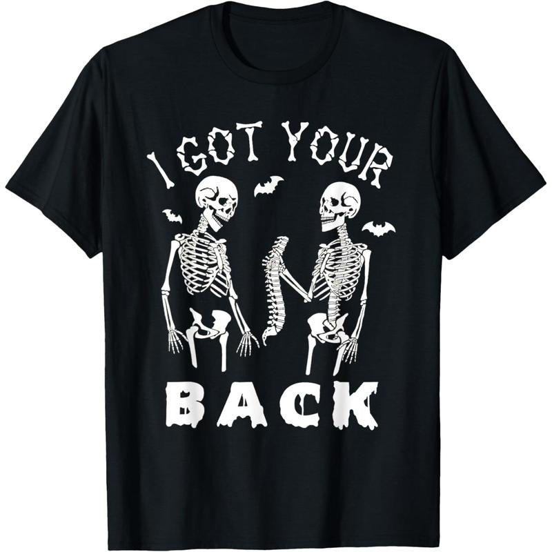I Got Your Back Funny Skeleton Skull Tee Sarcastic Halloween T-Shirt made in usa Hoodie Sweatshirt | PrintMintTees.com