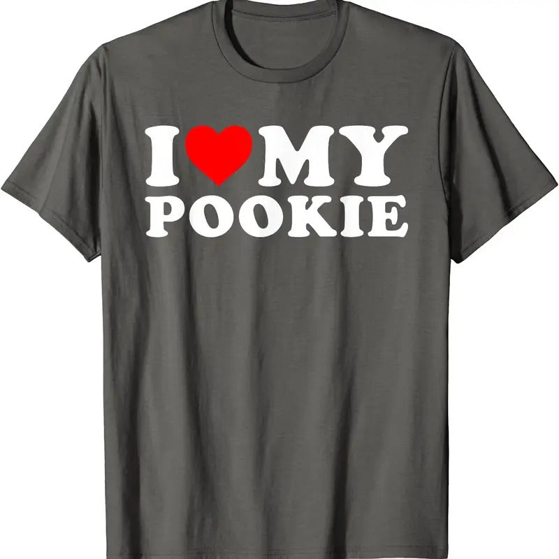 I Heart My Pookie Funny Shirt, I Love My Pookie T-Shirt | Unisex Cotton Tee, Size S-5XL Hoodie Sweatshirt | PrintMintTees.com