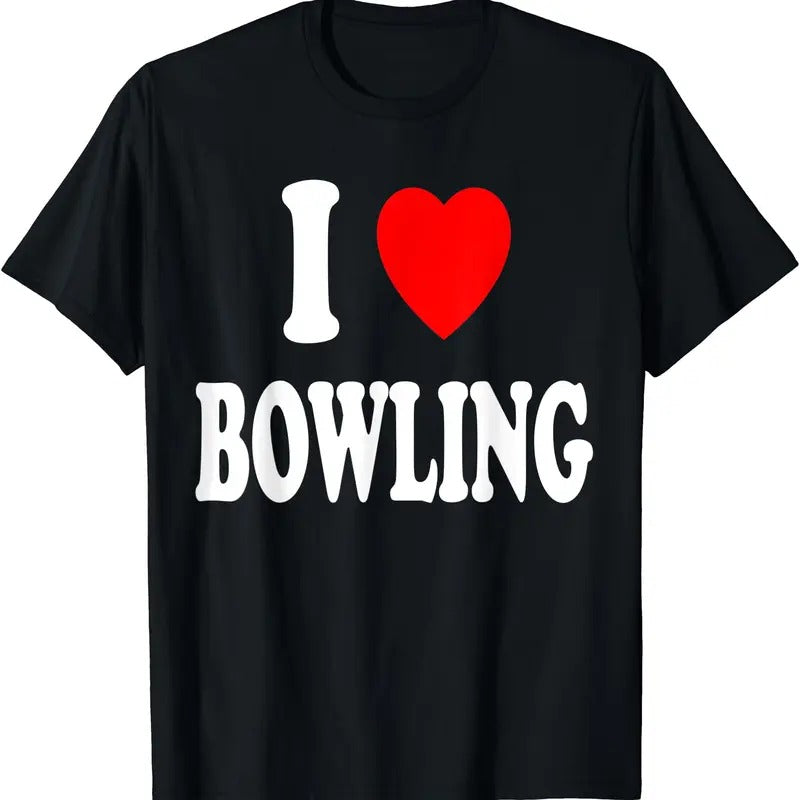 I Heart (Love) Bowling Shirt Hoodie Sweatshirt