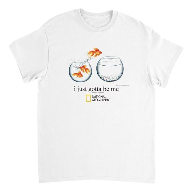 I Just Gotta Be Me Goldfish T-Shirt, Animal Tee, Gifts Shirt, Unisex Vintage Graphic Tees Gothic Grunge Y2k Emo Scene...