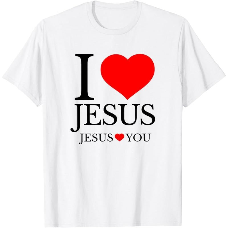 I LOVE JESUS - JESUS LOVES YOU - CHRISTIAN T-Shirt made in usastyle{n002}2 Hoodie Sweatshirt | PrintMintTees.com