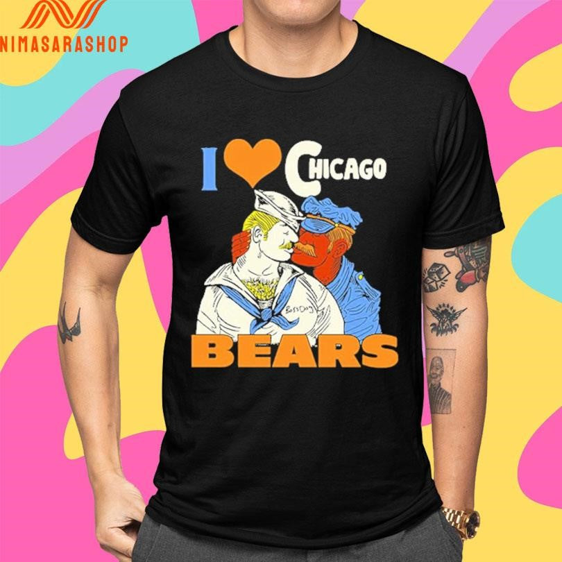 I Love Chicago Da Bears Shirts