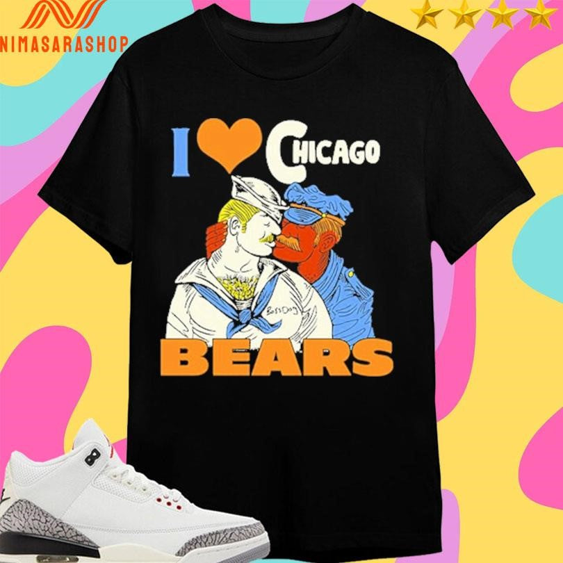 I Love Chicago Da Bears Shirts