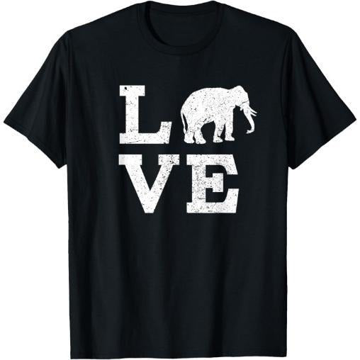I Love Elephants T-Shirt Funny T-Shirt Made in USA Hoodie Sweatshirt | PrintMintTees.com