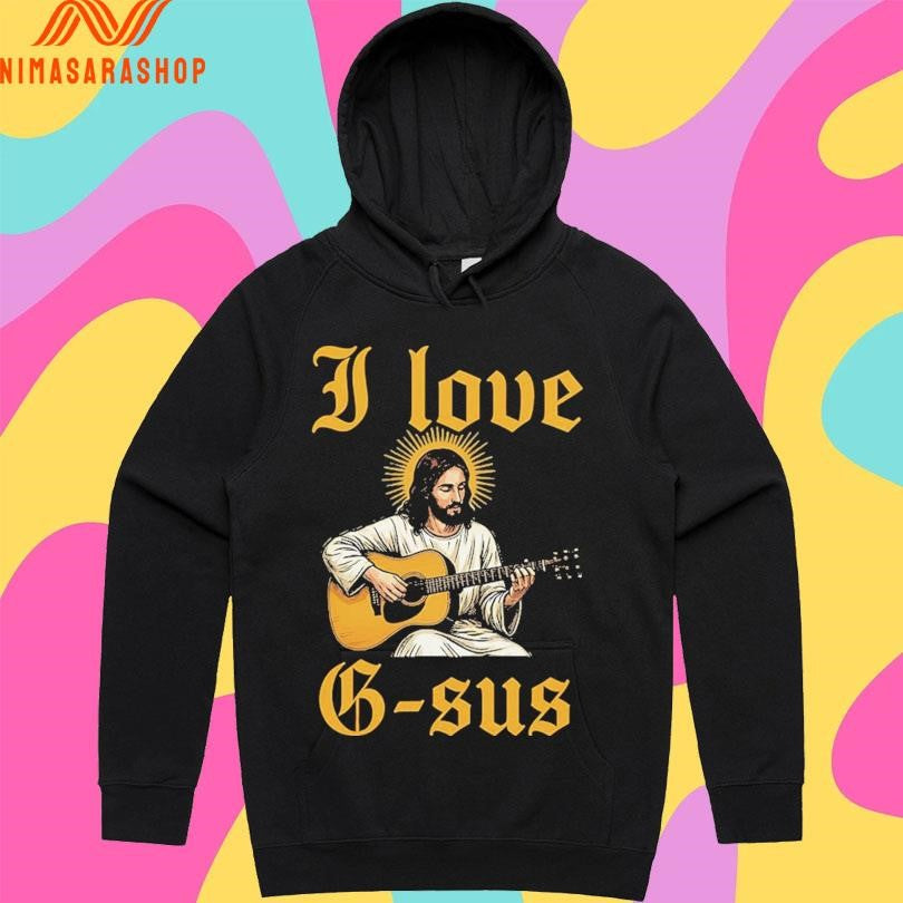 I Love G-sus Jesus Guitar Shirts