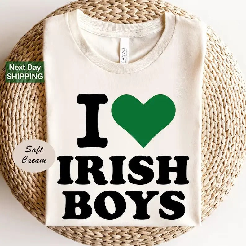 I Love Irish Boys Sweatshirt, Hoodie, T-Shirt | PrintMintTees.com