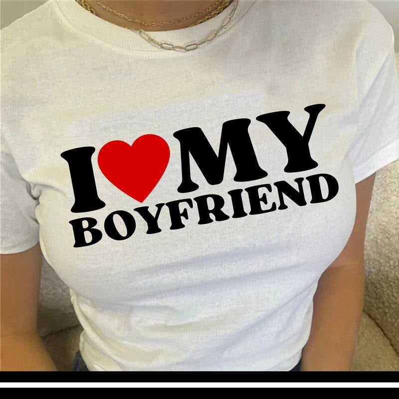 I Love My Boyfriend T Shirt - Lovers - Boyfriend Tee - Love  T-shirt, sweater and Hoodie Sweatshirt | PrintMintTees.com