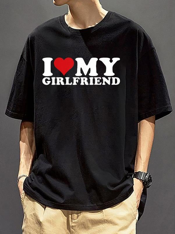 I Love My Girlfriend Shirt, I Heart My Girlfriend Shirt, GF Shirt, Gift For Boyfriend Hoodie Sweatshirt | PrintMintTees.com