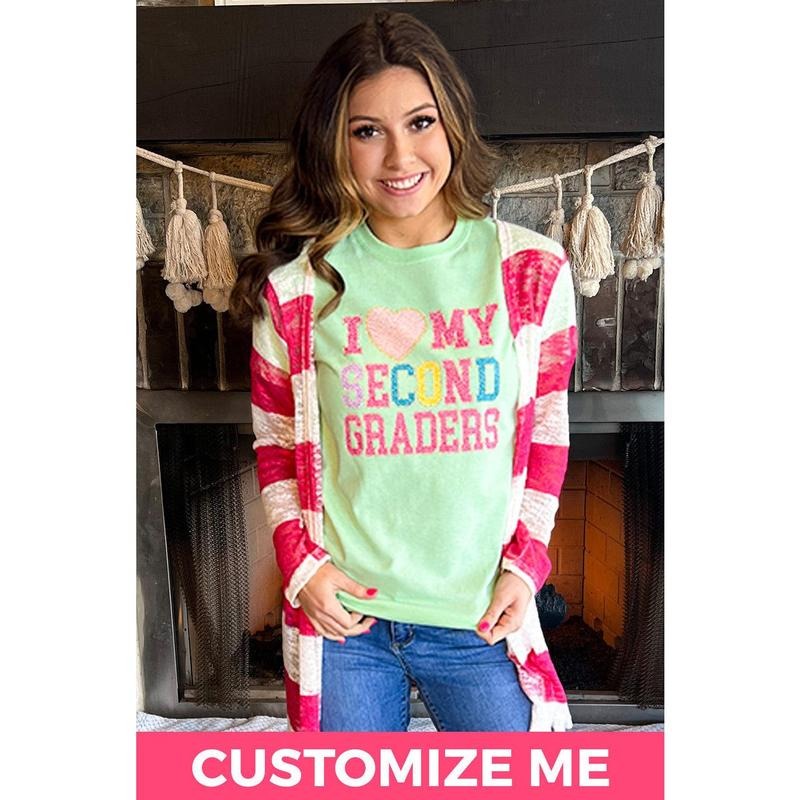 I Love My Grade Level Teacher T-Shirt Hoodie Sweatshirt | PrintMintTees.com