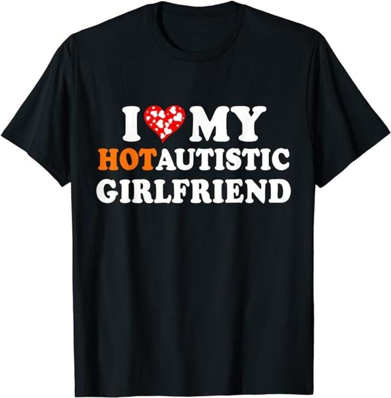 I Love My Hot Autistic Girlfriend shirt Hoodie, T-shirt and sweater Sweatshirt | PrintMintTees.com