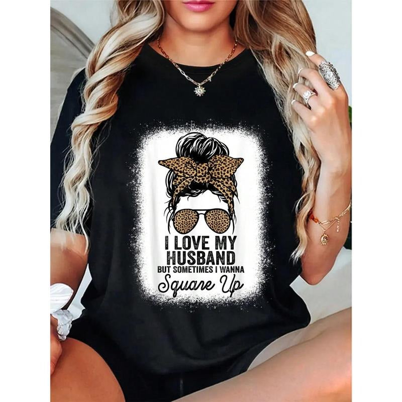 I Love My Husband But Sometimes I Wanna Square Up Funny Joke T-Shirt Hoodie Sweatshirt | PrintMintTees.com