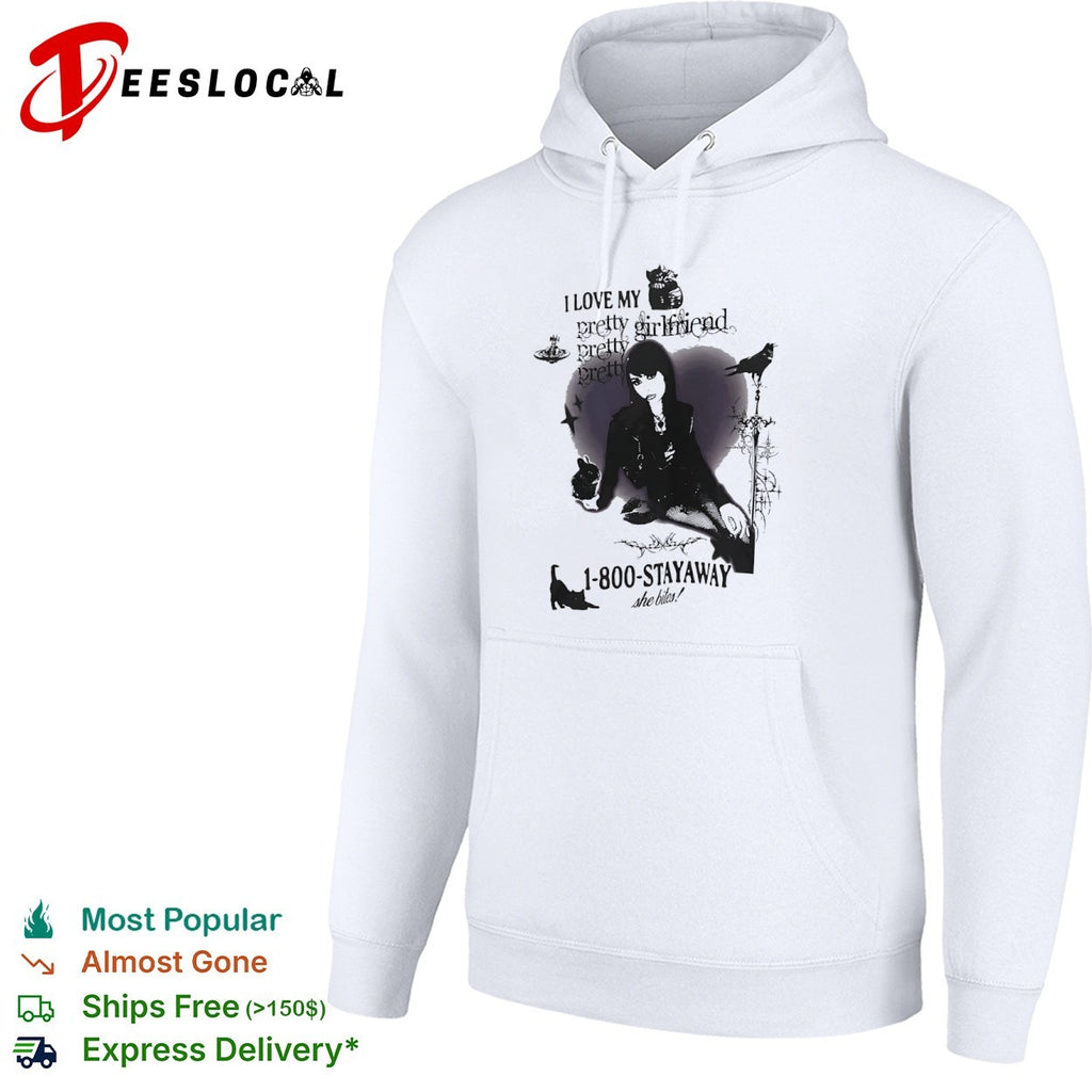 I Love My pretty girlfriend 1 800 Stayaway she bites Vivienne Westwood shirt