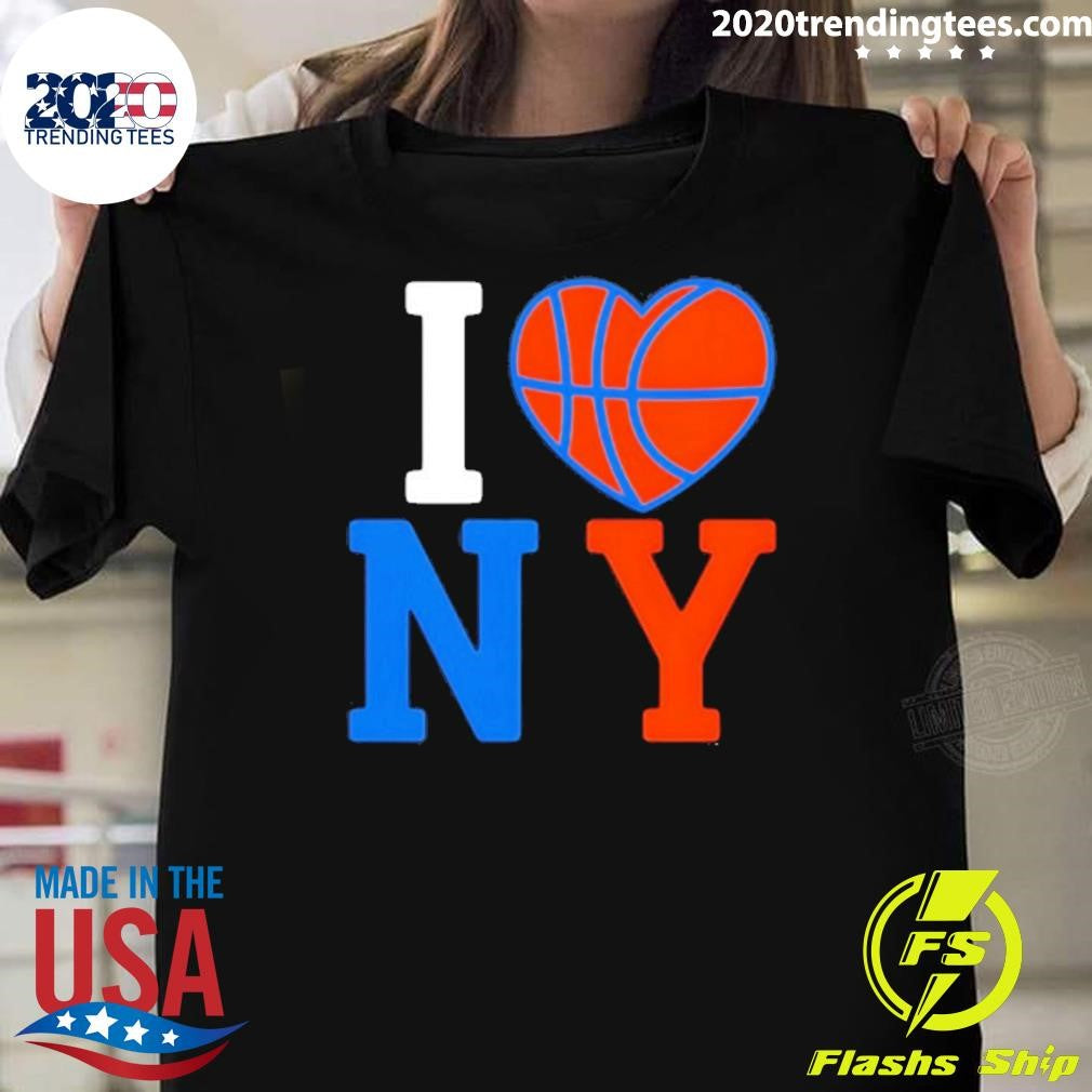 I Love Ny New York Knicks Nba Basketball Playoffs 2026 Shirt