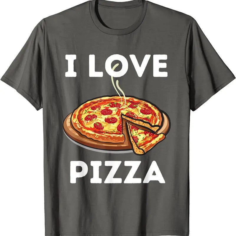 I Love Pizza Food Lover Foodie Cotton Size S 5XL Shirt Hoodie Sweatshirt