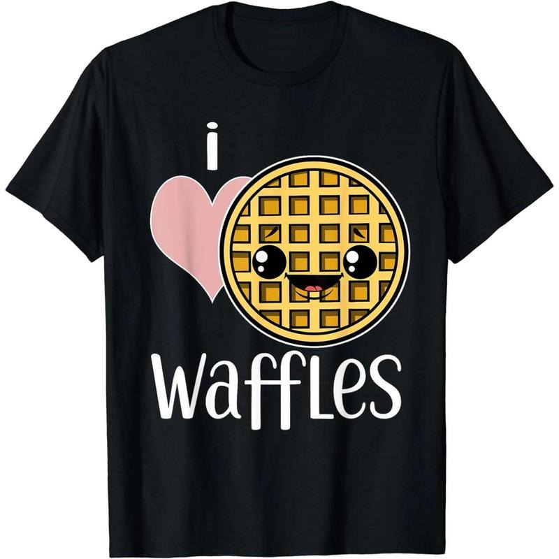 I Love Waffles Gift Waffle T-Shirt Hoodie Sweatshirt | PrintMintTees.com
