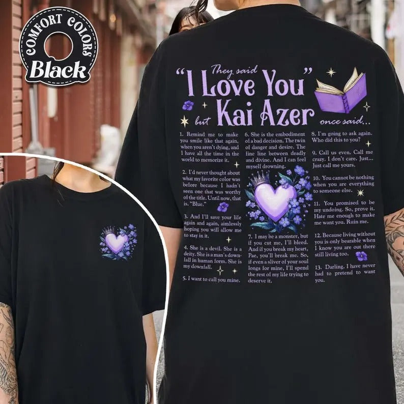 I Love You Powerless Shirt Kai Azer Powerless Shirt Kai Paedyn Shirt Valentine Shirt Powerless Shirt T-Shirts, Hoodie, Sweatshirt