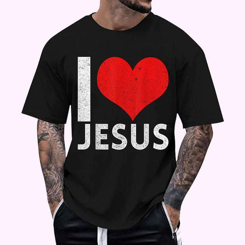 I Love (Red Heart) Jesus T-Shirt
