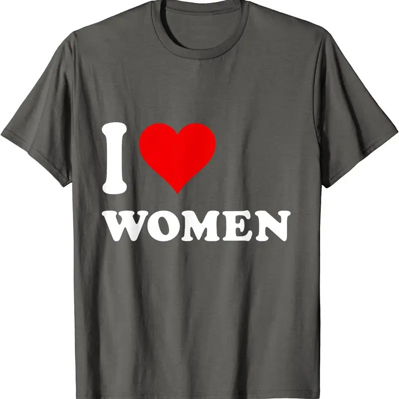 I Love women T-Shirt | Unisex Cotton Tee, Size S-5XL Hoodie, Sweatshirt | PrintMintTees.com
