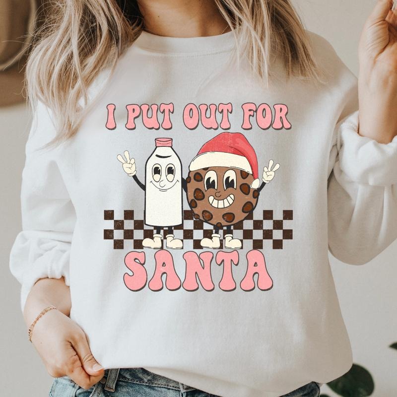 I PUT OUT FOR SANTA CREWNECK (Crewneck Sweatshirt, Unisex Fit, Causal Sweatshirt for Christmas, Christmas Holiday...