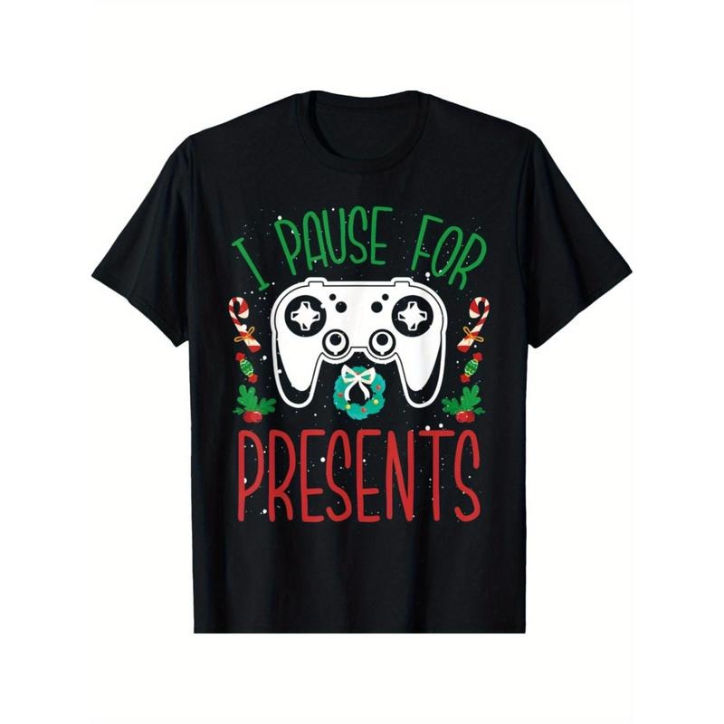 I Pause For Presents Christmas Gaming Video Games Gamer T-Shirt made in usa Hoodie Sweatshirt | PrintMintTees.com