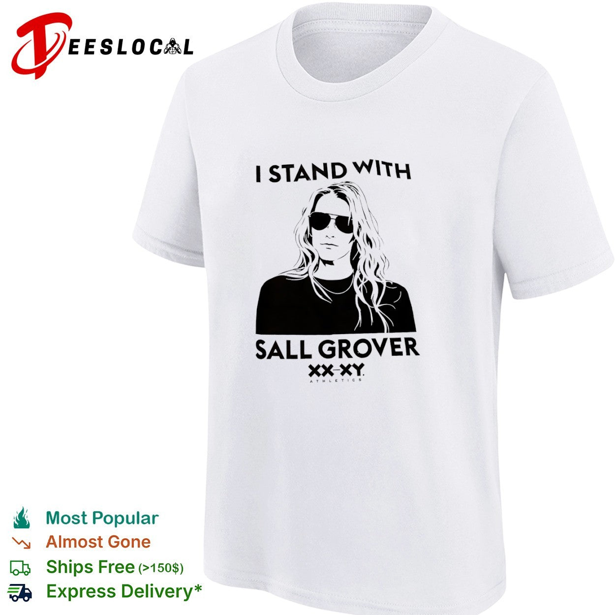 I Stand With Sall Grover XX XY Athletics shirt