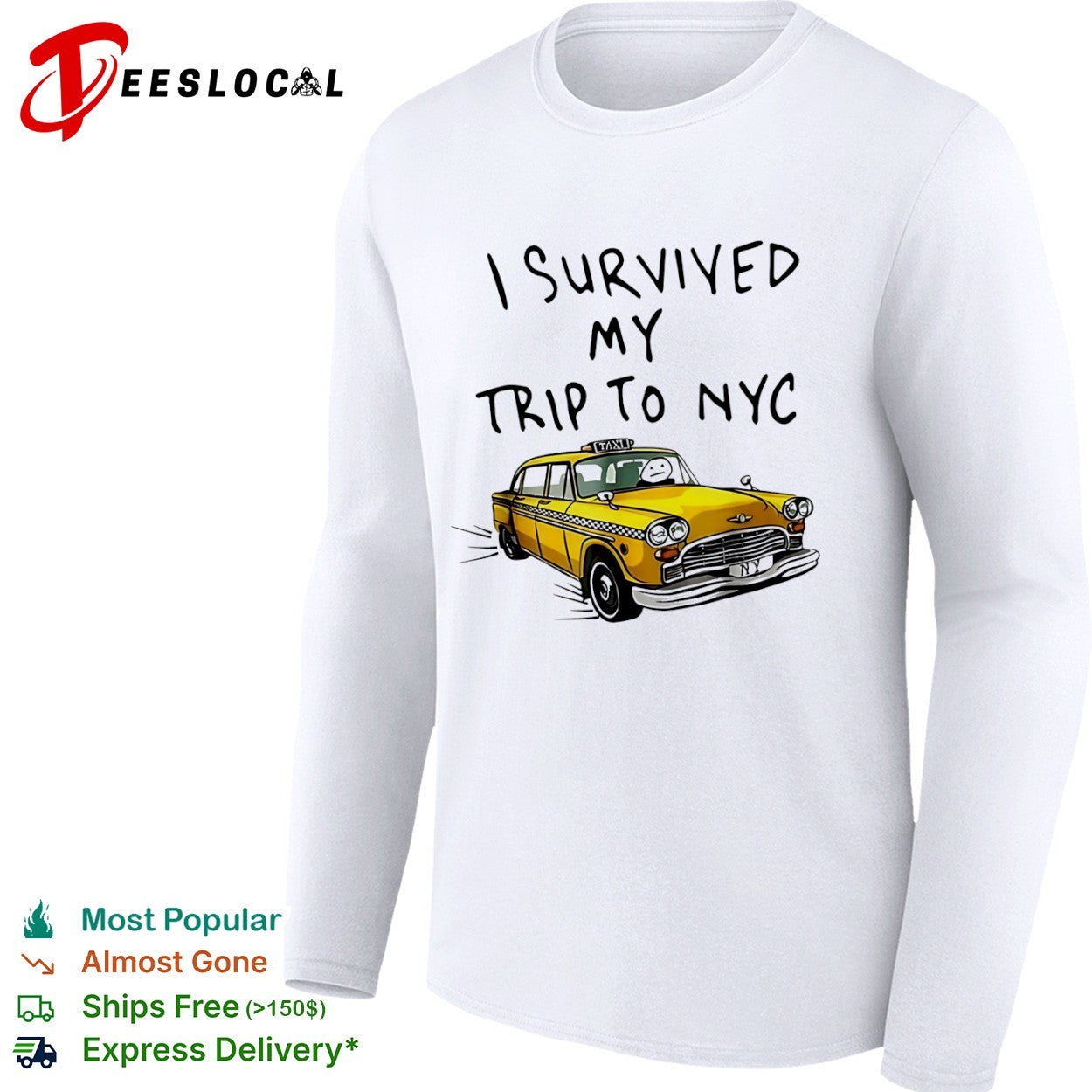 I Survived My Trip To NYC Taxi Meme shirt