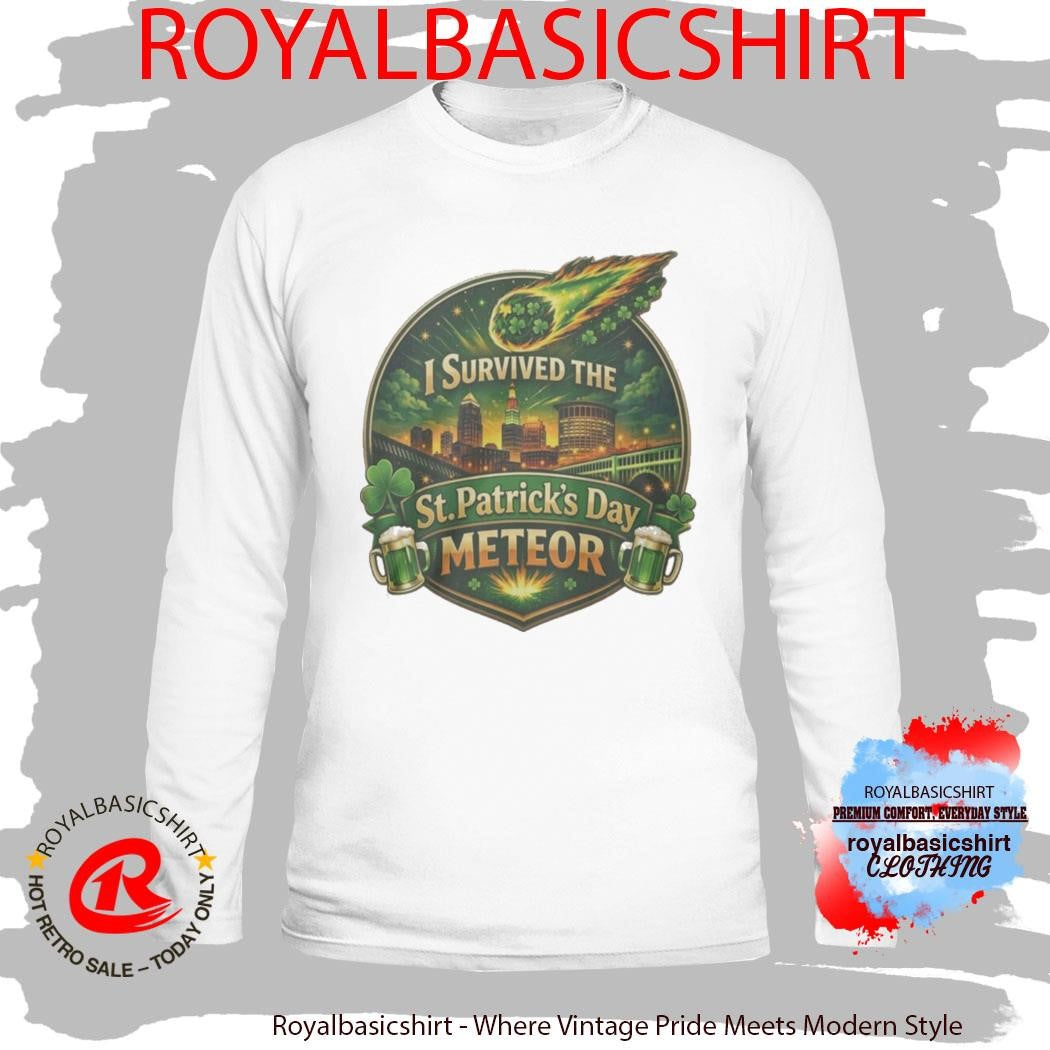 I Survived The St. Patrick’s Day Meteor 2026 Shirt