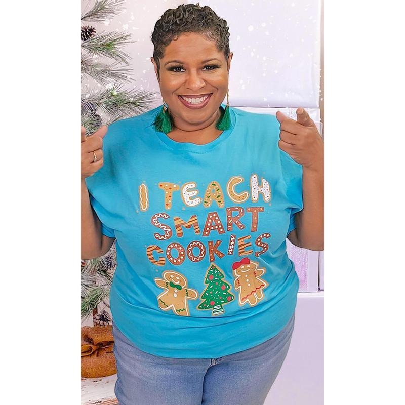 I Teach Smart Cookies Christmas T-Shirt Hoodie Sweatshirt | PrintMintTees.com