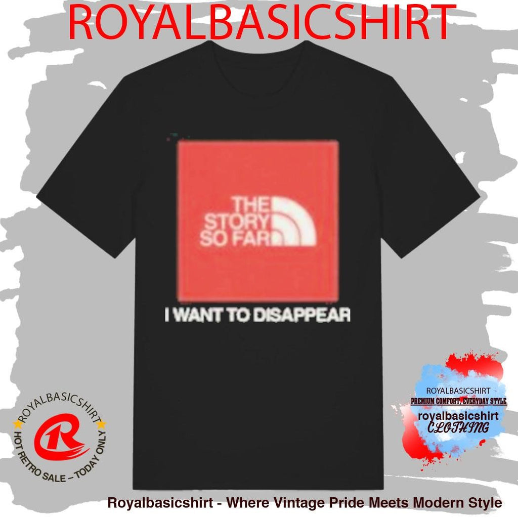 I Want To Disappear Stacked Logo Shirt