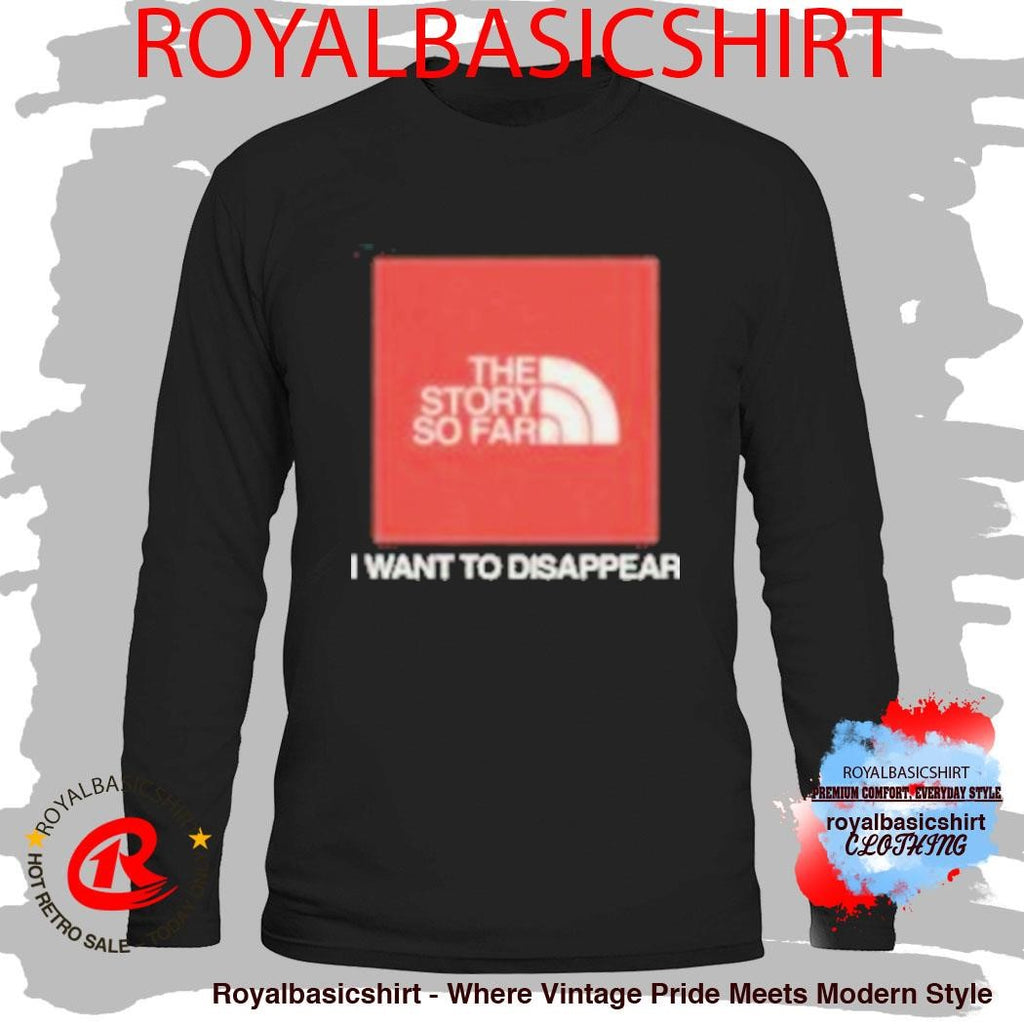 I Want To Disappear Stacked Logo Shirt