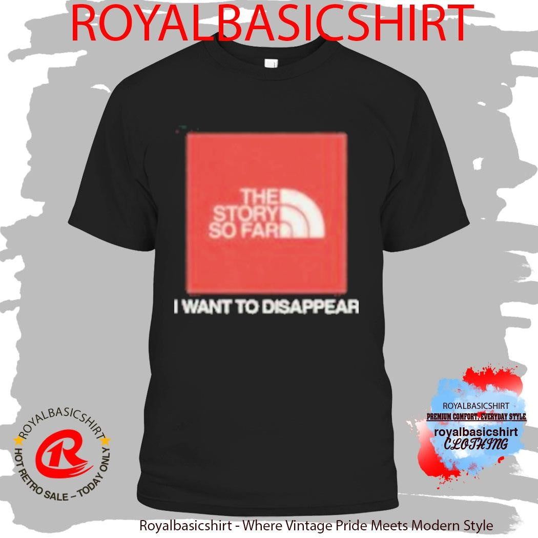 I Want To Disappear Stacked Logo Shirt