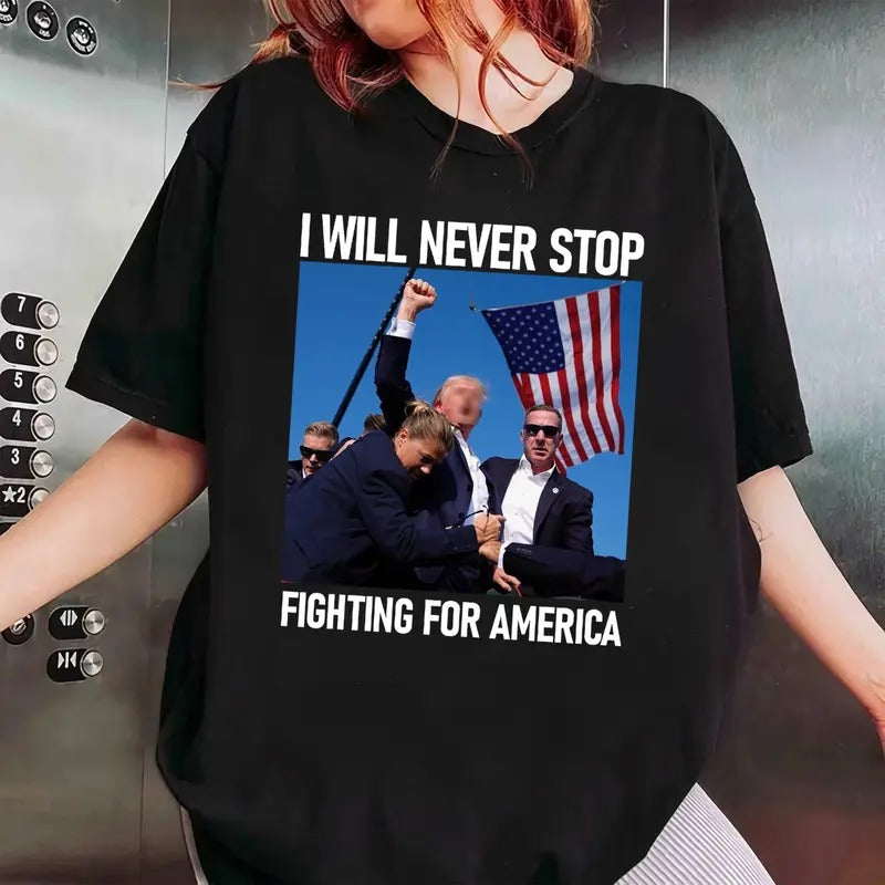 I Will Never Stop Fighting For TruUmmP Trending Shirt, Thug Life TruumPP Shirt, TruUmMp Maga shirt,Trending Tee, Country...