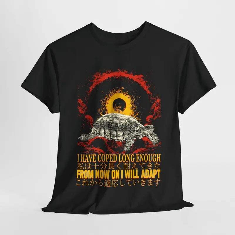 I Will Now Adapt Vintage Japanese Tortoise T-Shirt Hoodie Sweatshirt | PrintMintTees.com