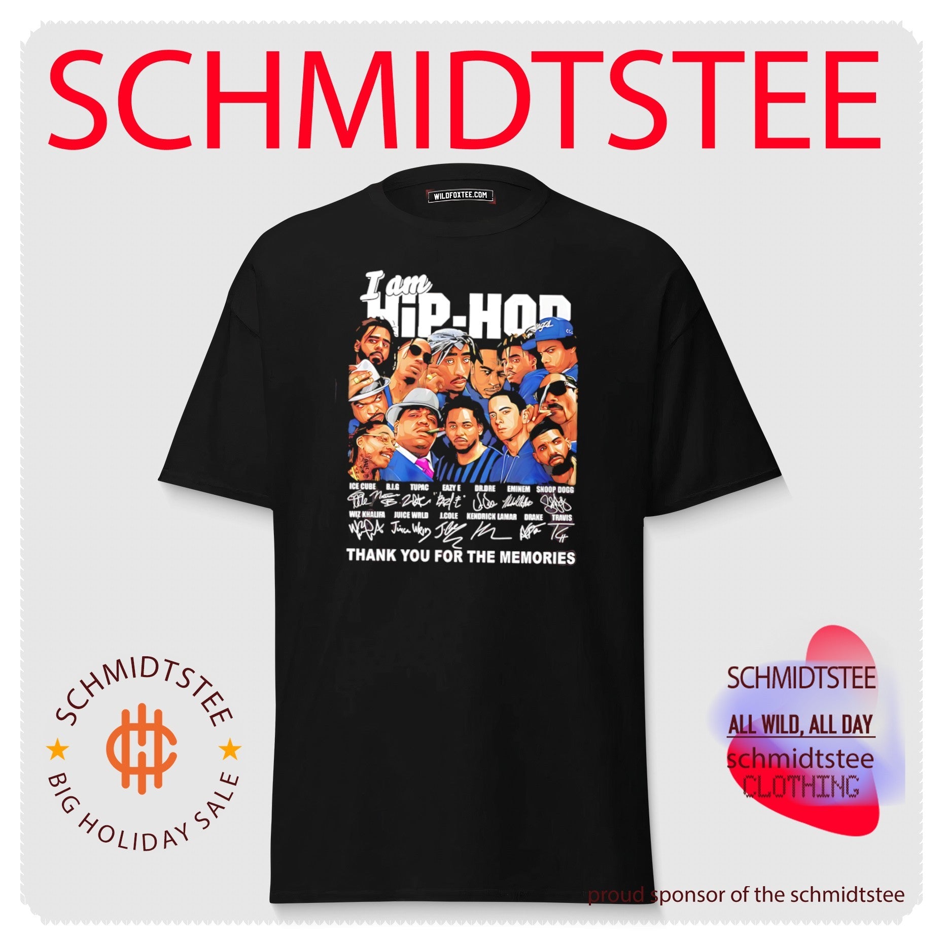I am Hip-hop thank you for memories signature shirt