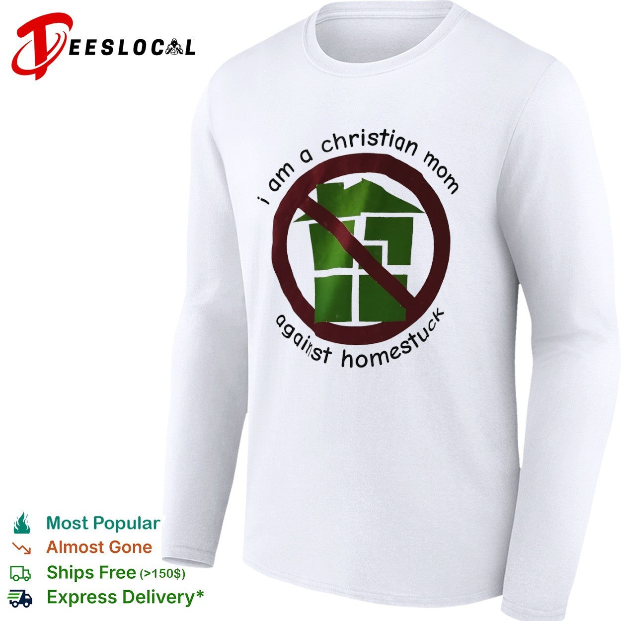 I am a Christian mom against Homestuck protest satire shirt