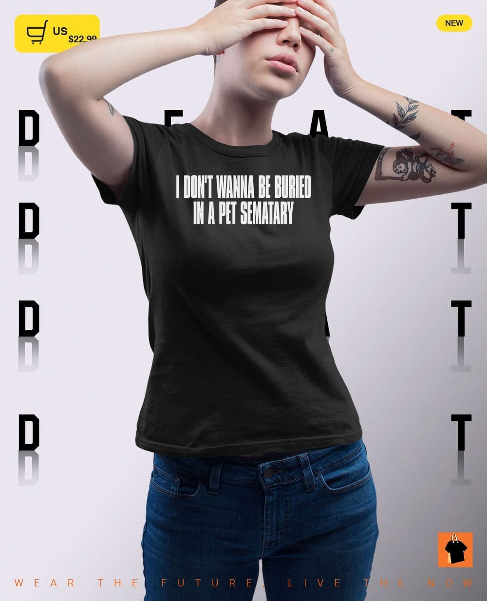 I don’t wanna be buried in a pet sematary shirt