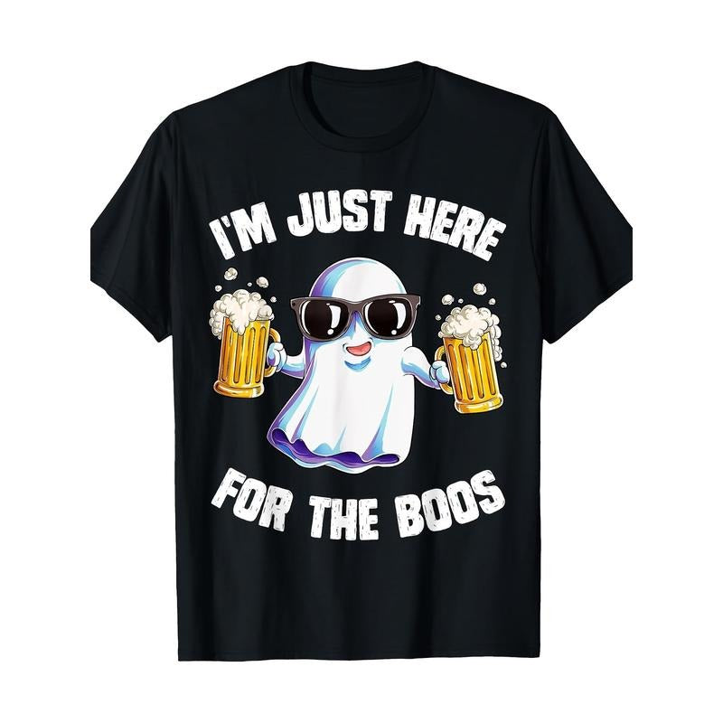 I just came for the boos-the Halloween Ghost T-shirt for men and women made in usa Hoodie Sweatshirt | PrintMintTees.com