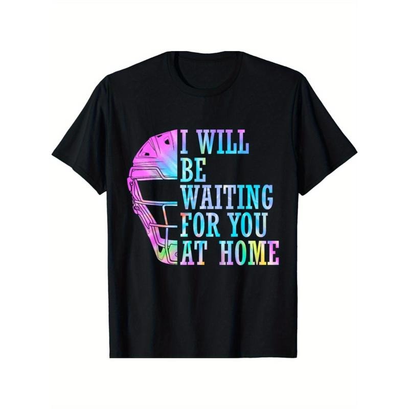 I'll wait for you at home, baseball catcher T-shirt made in usa Hoodie Sweatshirt | PrintMintTees.com