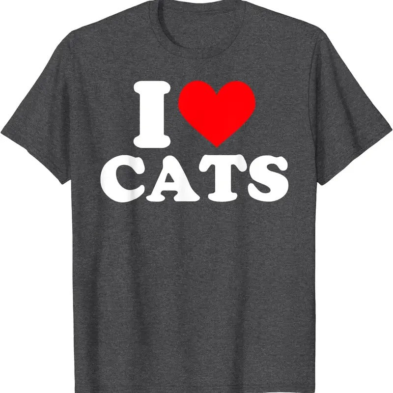 I Love Cats Cotton Size S 5XL Shirt Hoodie Sweatshirt